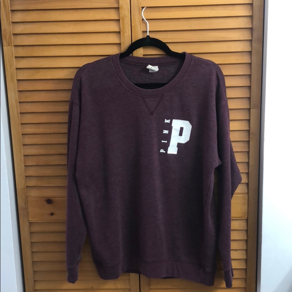 Victoria’s Secret Pink Maroon Sweatshirt